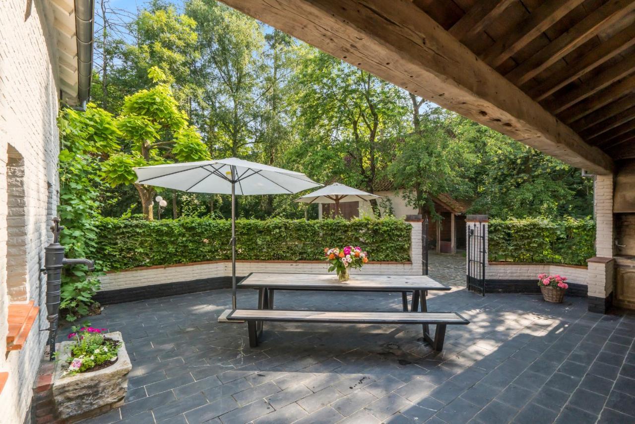 Fantastische Vakantiewoning Aan Het Bos Wingene Экстерьер фото